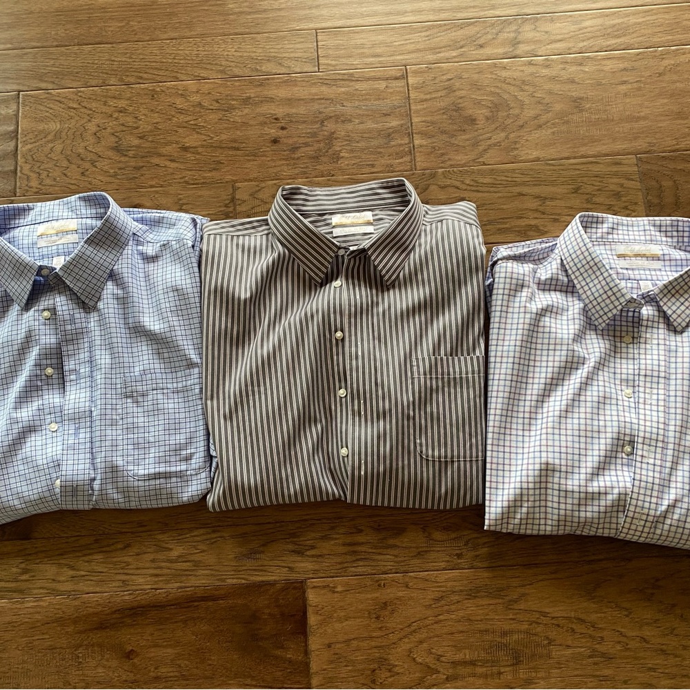 Gold Label Dress Shirts New 36/37 Tall 20